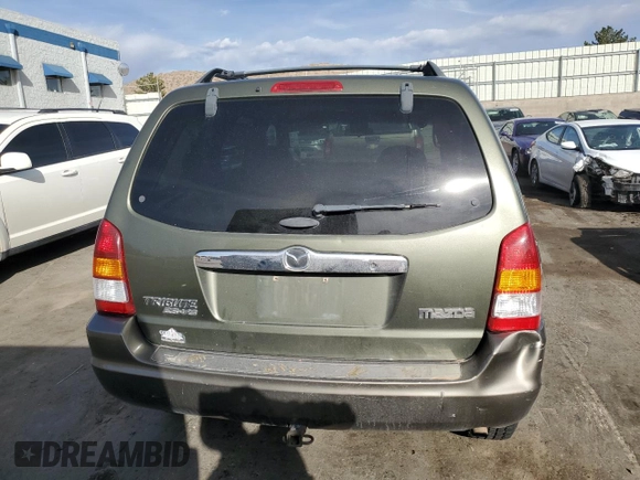 2002 Mazda Tribute LX with VIN 4F2YU09102KM66117, listed as a Copart auction lot 50425755 with 200,902 mi miles and Salvage Title. Bid and sale history available at carsss.com. Image 6.