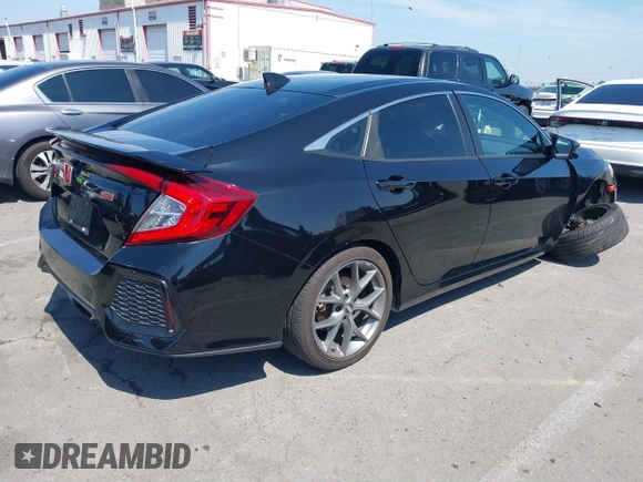 2017 Honda Civic Sedan Si with VIN 2HGFC1E54HH707557, listed as a IAAI auction lot 41883442 with 115,835 mi miles. Bid and sale history available at carsss.com. Image 4.
