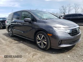 2023 Honda Odyssey Touring with VIN 5FNRL6H84PB019285, listed as a Copart auction lot 53273085 with 29,053 mi miles and Salvage Title. Bid and sale history available at DreamBid. Image 4.