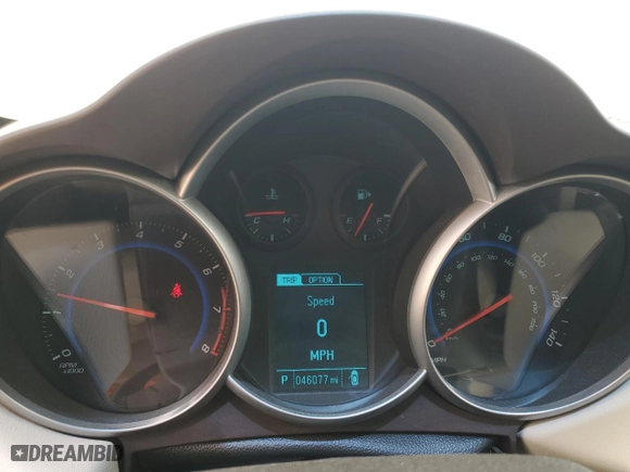 2015 Chevrolet Cruze LT with VIN 1G1PE5SBXF7212389, listed as a Copart auction lot 50538485 with 46,077 mi miles and Salvage Title. Bid and sale history available at carsss.com. Image 9.