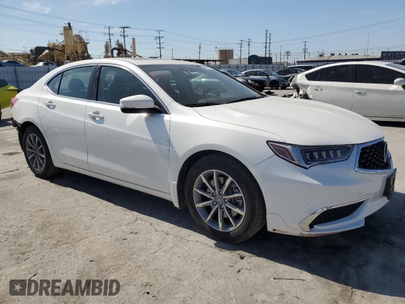 2018 Acura TLX w/Technology Pkg with VIN 19UUB1F5XJA000346, listed as a Copart auction lot 49970485 with 27,433 mi miles and Salvage Title. Bid and sale history available at carsss.com. Image 4.