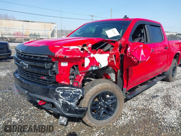 2021 Chevrolet Silverado 1500 LT Trail Boss with VIN 1GCPYFEDXMZ160460, listed as a IAAI auction lot 41693612 with 89,913 mi miles and . Bid and sale history available at DreamBid. Image 17.