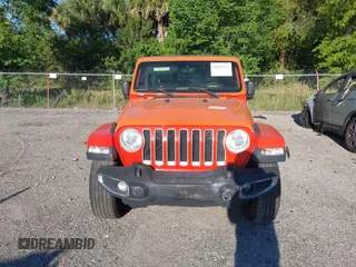 2018 Jeep Wrangler Unlimited Sahara with VIN 1C4HJXEG3JW323634, listed as a IAAI auction lot 41853471 with 126,531 mi miles. Bid and sale history available at carsss.com. Image 12.