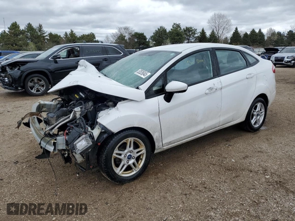 2017 Ford Fiesta SE with VIN 3FADP4BJ5HM121938, listed as a Copart auction lot 53526045 with Not Provided miles and Salvage Title. Bid and sale history available at DreamBid. Image 1.