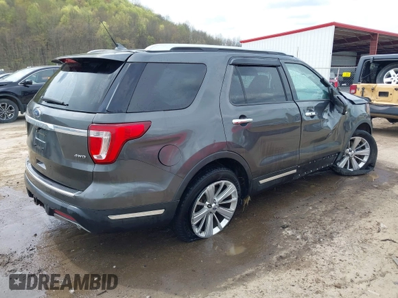 2018 Ford Explorer Limited z VIN 1FM5K8F88JGC24861, wystawiony jako IAAI lot #42075574 z przebiegiem 85 785 mil mil oraz . Historia ofert i sprzedaży dostępna na DreamBid. Obrazek 4.