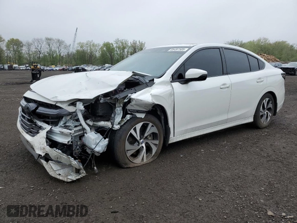 2024 Subaru Legacy Premium with VIN 4S3BWAF61R3006054, listed as a Copart auction lot 55497585 with 25,390 mi miles and Salvage title. Bid and sale history available at DreamBid. Image 1.