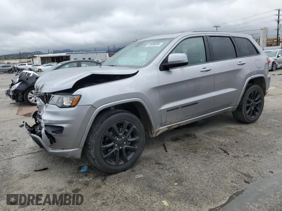 2020 Jeep Grand Cherokee Laredo E with VIN 1C4RJFAG4LC153597, listed as a Copart auction lot 49086085 with 44,337 mi miles and Salvage Title. Bid and sale history available at carsss.com. Image 1.