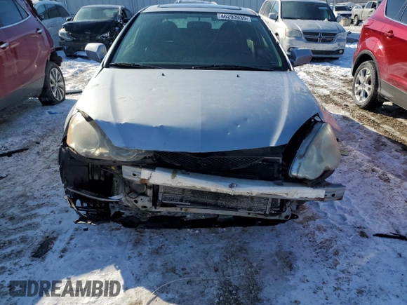 2002 Acura RSX Type S with VIN JH4DC53022C001359, listed as a Copart auction lot 46293935 with 294,429 mi miles and Salvage Title. Bid and sale history available at carsss.com. Image 5.