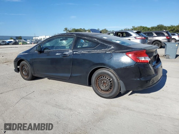 2012 Honda Civic Cpe LX with VIN 2HGFG3B52CH565934, listed as a Copart auction lot 74461284 with 259,290 mi miles and Salvage Title. Bid and sale history available at carsss.com. Image 2.
