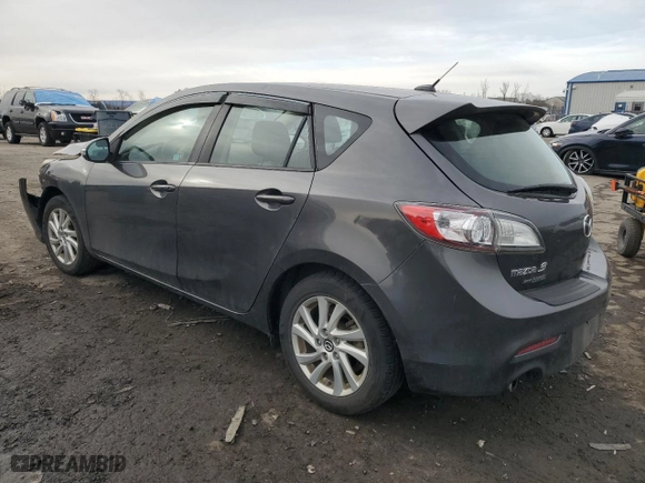 2013 Mazda Mazda3 i Grand Touring with VIN JM1BL1MP6D1724160, listed as a Copart auction lot 46107525 with 0 mi miles and Salvage Title. Bid and sale history available at carsss.com. Image 2.