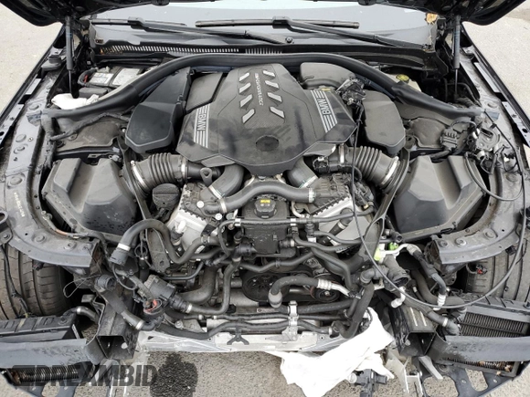 2020 BMW 8 Series M850i with VIN WBAGV8C04LCE45015, listed as a Copart auction lot 73153414 with 25,190 mi miles and Salvage title. Bid and sale history available at DreamBid. Image 11.