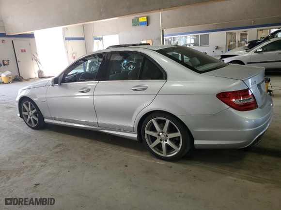 2012 Mercedes-Benz C-Class C 250 Sport with VIN WDDGF4HB6CR197465, listed as a Copart auction lot 48923855 with 147,467 mi miles and Salvage Title. Bid and sale history available at carsss.com. Image 2.