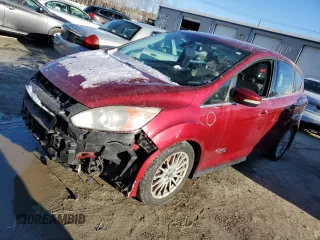 2014 Ford C-Max Energi SEL with VIN 1FADP5CU1EL505405, listed as a Copart auction lot 42805905 with 89,440 mi miles and Clean Title. Bid and sale history available at carsss.com. Image 1.