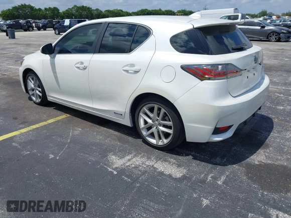 2017 Lexus CT with VIN JTHKD5BH6H2290269, listed as a IAAI auction lot 42083451 with 47,374 mi miles. Bid and sale history available at carsss.com. Image 3.