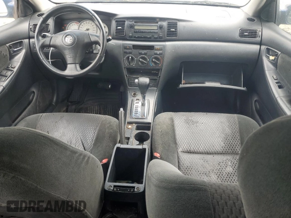 2005 Toyota Corolla CE with VIN 2T1BR30E75C347396, listed as a Copart auction lot 54404405 with 299,999 mi miles and Salvage Title. Bid and sale history available at DreamBid. Image 8.