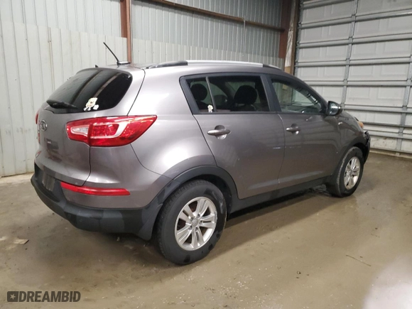 2012 Kia Sportage LX with VIN KNDPBCA22C7275844, listed as a Copart auction lot 89043175 with 110,180 mi miles and Salvage Title. Bid and sale history available at carsss.com. Image 3.