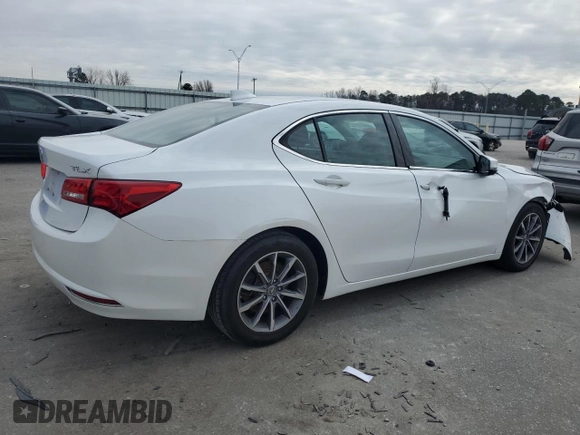 2019 Acura TLX with VIN 19UUB1F34KA010161, listed as a Copart auction lot 87157924 with 105,427 mi miles and Salvage Title. Bid and sale history available at carsss.com. Image 3.