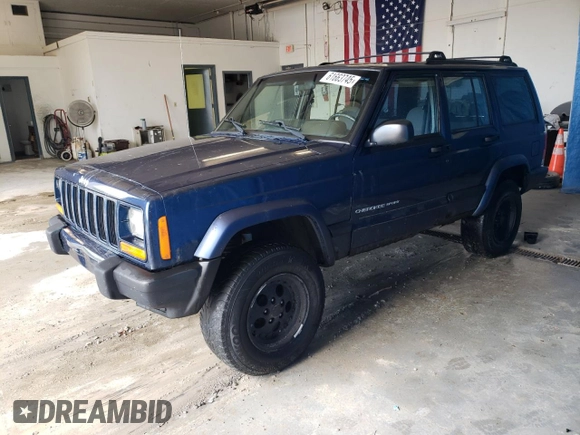 2001 Jeep Cherokee Sport with VIN 1J4FF48S81L620370, listed as a Copart auction lot 61663745 with 158,512 mi miles and Clean title. Bid and sale history available at DreamBid. Image 1.