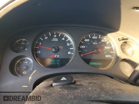 2007 Chevrolet Avalanche 3LT with VIN 3GNEC12067G253384, listed as a Copart auction lot 89404815 with 254,203 mi miles and Salvage title. Bid and sale history available at DreamBid. Image 9.