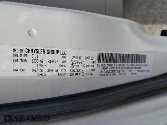 2011 Volkswagen Routan SE with VIN 2V4RW3DG5BR717538, listed as a Copart auction lot 50274824 with 174,033 mi miles and Clean title. Bid and sale history available at DreamBid. Image 13.