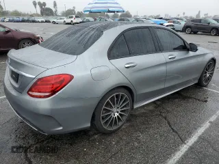 2016 Mercedes-Benz C 450 AMG with VIN 55SWF6EB1GU131373, listed as a Copart auction lot 45227155 with 100,091 mi miles and Salvage Title. Bid and sale history available at carsss.com. Image 3.
