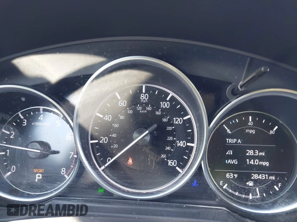 2019 Mazda CX-5 Touring with VIN JM3KFACM8K1602886, listed as a IAAI auction lot 41472201 with 28,431 mi miles. Bid and sale history available at carsss.com. Image 7.