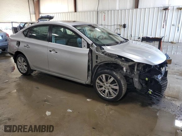 2015 Nissan Sentra SR with VIN 3N1AB7AP4FY332253, listed as a Copart auction lot 53729495 with 61,219 mi miles and Salvage Title. Bid and sale history available at DreamBid. Image 4.