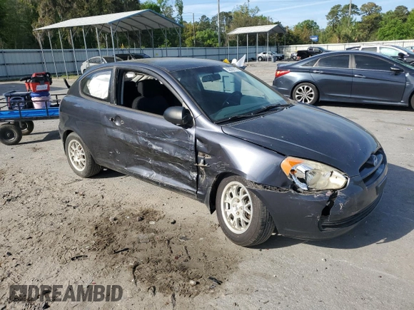 2007 Hyundai Accent GS with VIN KMHCM36CX7U045059, listed as a Copart auction lot 52089115 with 88,166 mi miles and Salvage title. Bid and sale history available at DreamBid. Image 4.