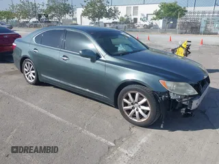 2007 Lexus LS 460 z VIN JTHBL46F375029524, wystawiony jako IAAI lot #42203614 z przebiegiem 164 405 mil mil oraz . Historia ofert i sprzedaży dostępna na DreamBid. Obrazek 1.