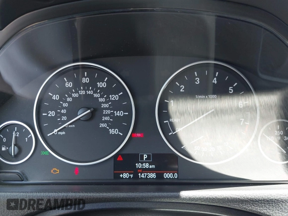 2015 BMW 3 Series 328i with VIN WBA3C1C52FK117753, listed as a IAAI auction lot 42270013 with 147,386 mi miles and . Bid and sale history available at DreamBid. Image 7.