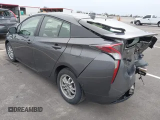 2018 Toyota Prius Two with VIN JTDKBRFU5J3595848, listed as a IAAI auction lot 41559864 with 190,346 mi miles and . Bid and sale history available at carsss.com. Image 3.
