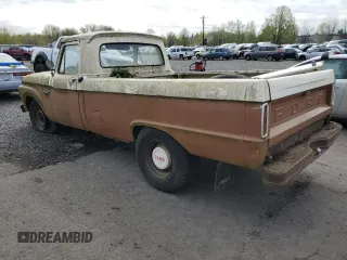 1966 Ford F-250 z VIN F25YR872296, wystawiony jako Copart lot #52436355 z przebiegiem 22 587 mil mil oraz Czysty tytuł • Clean title. Historia ofert i sprzedaży dostępna na DreamBid. Obrazek 2.