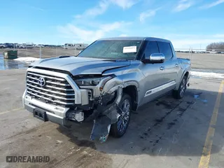 2024 Toyota Tundra 4WD Capstone Hybrid with VIN 5TFVC5DB9RX055993, listed as a IAAI auction lot 41656413 with 19,603 mi miles. Bid and sale history available at carsss.com. Image 17.