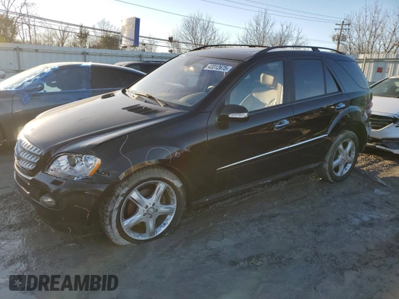 2008 Mercedes-Benz M 3.0L CDI with VIN 4JGBB22E38A327372, listed as a Copart auction lot 43312675 with 206,093 mi miles and Salvage Title. Bid and sale history available at carsss.com. Image 1.