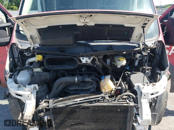 2016 Ram ProMaster Cargo with VIN 3C6TRVNG0GE127183, listed as a Copart auction lot 62960244 with 240,392 mi miles and Salvage Title. Bid and sale history available at DreamBid. Image 12.