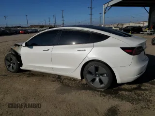 2022 Tesla Model 3 Long Range with VIN 5YJ3E1EB1NF174764, listed as a Copart auction lot 46035765 with 54,434 mi miles and Salvage Title. Bid and sale history available at carsss.com. Image 2.