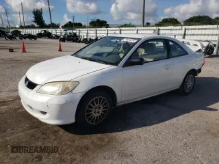 2005 Honda Civic Cpe LX with VIN 1HGEM22525L049352, listed as a Copart auction lot 73554414 with 79,872 mi miles and Salvage Title. Bid and sale history available at carsss.com. Image 1.