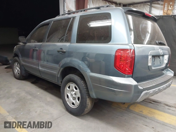 2005 Honda Pilot LX z VIN 2HKYF18135H537704, wystawiony jako IAAI lot #41091540 z przebiegiem Nie podano mil oraz . Historia ofert i sprzedaży dostępna na DreamBid. Obrazek 3.