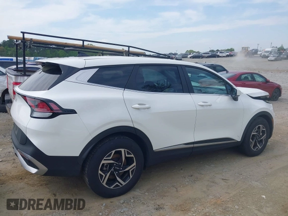 2024 Kia Sportage LX with VIN KNDPU3DF4R7310949, listed as a IAAI auction lot 41986958 with 27,566 mi miles and . Bid and sale history available at DreamBid. Image 13.