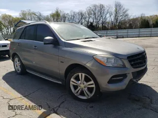 2012 Mercedes-Benz M ML 350 with VIN 4JGDA5HB9CA027046, listed as a Copart auction lot 53982985 with 214,917 mi miles and Clean Title. Bid and sale history available at carsss.com. Image 4.