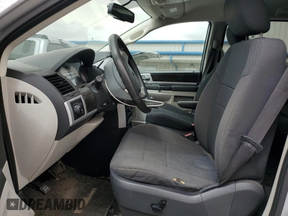 2010 Dodge Grand Caravan SXT with VIN 2D4RN5D12AR159668, listed as a Copart auction lot 49608275 with 212,903 mi miles and Salvage Title. Bid and sale history available at DreamBid. Image 7.