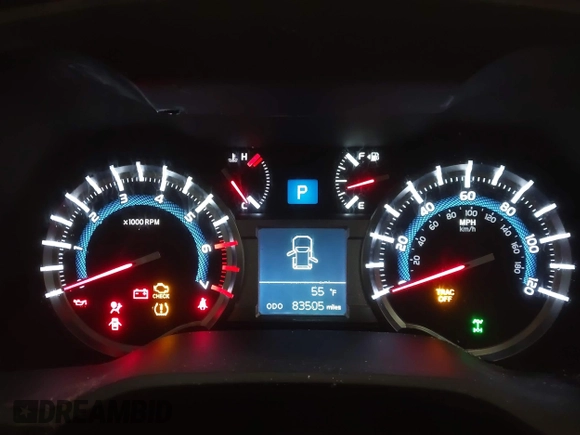 2018 Toyota 4Runner SR5 with VIN JTEBU5JR5J5501151, listed as a IAAI auction lot 41924738 with 83,505 mi miles and . Bid and sale history available at DreamBid. Image 7.