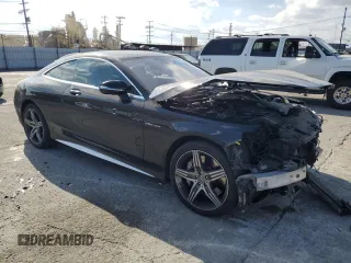 2015 Mercedes-Benz S-Class S 63 AMG with VIN WDDXJ7JB2FA001194, listed as a Copart auction lot 89135965 with 0 mi miles and Salvage Title. Bid and sale history available at carsss.com. Image 4.