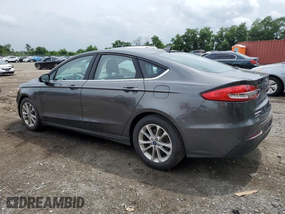 2020 Ford Fusion SE with VIN 3FA6P0HD9LR165097, listed as a Copart auction lot 64511705 with 44,336 mi miles and Salvage title. Bid and sale history available at DreamBid. Image 2.