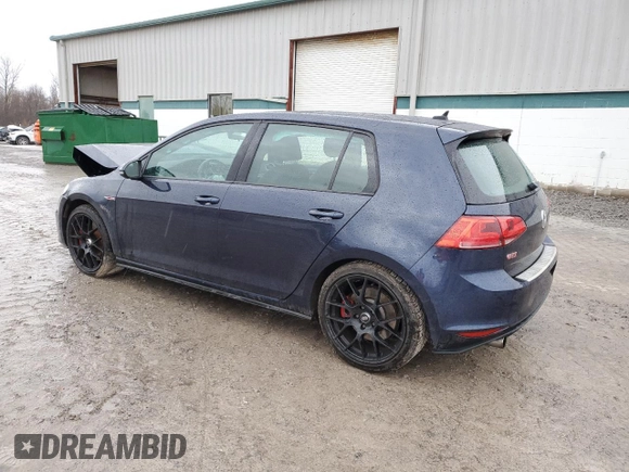2015 Volkswagen Golf GTI Autobahn w/Performance Pkg with VIN 3VW447AUXFM092608, listed as a Copart auction lot 69382632 with 48,140 mi miles. Bid and sale history available at carsss.com. Image 2.