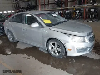 2015 Chevrolet Cruze LT with VIN 1G1PE5SB2F7105207, listed as a IAAI auction lot 41545346 with 101,720 mi miles. Bid and sale history available at carsss.com. Image 1.