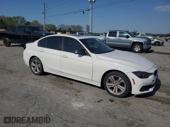 2016 BMW 3 Series 328i with VIN WBA8E9G54GNT44077, listed as a Copart auction lot 52255465 with 127,496 mi miles and Salvage Title. Bid and sale history available at carsss.com. Image 4.