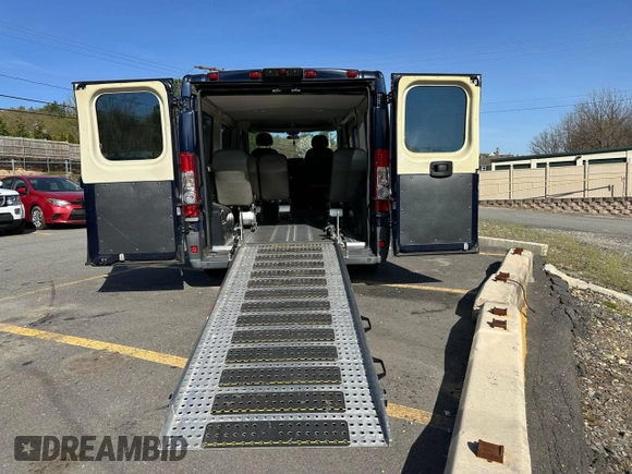 2014 Ram ProMaster Cargo with VIN 3C6TRVAGXEE124326, listed as a Copart auction lot 55213065 with 48,334 mi miles and Clean Title. Bid and sale history available at carsss.com. Image 7.