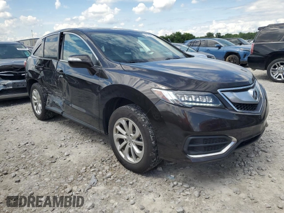 2017 Acura RDX Technology with VIN 5J8TB4H57HL034611, listed as a Copart auction lot 58584625 with 72,213 mi miles and Salvage title. Bid and sale history available at DreamBid. Image 4.