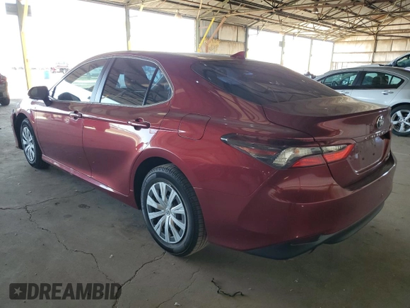 2021 Toyota Camry Hybrid LE with VIN 4T1C31AK6MU557645, listed as a Copart auction lot 53958735 with 72,221 mi miles and Salvage Title. Bid and sale history available at carsss.com. Image 2.